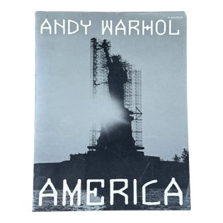 Andy Warhol America First Edition 1985 Photography Book For Sale