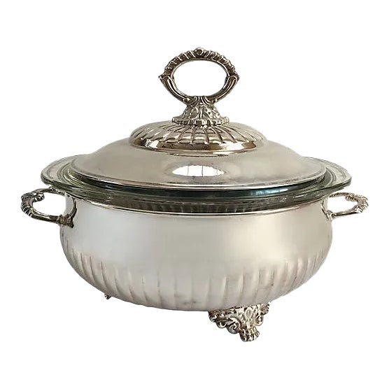Vintage Silver Plate Tureen For Sale
