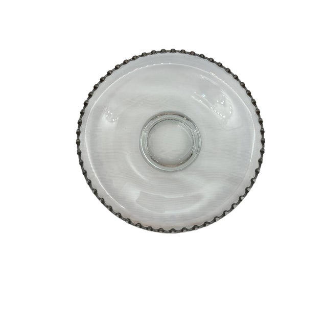 Mid 20th Century Mid 20th Century Imperial Glass Candlewick Torte Plate For Sale - Image 5 of 8