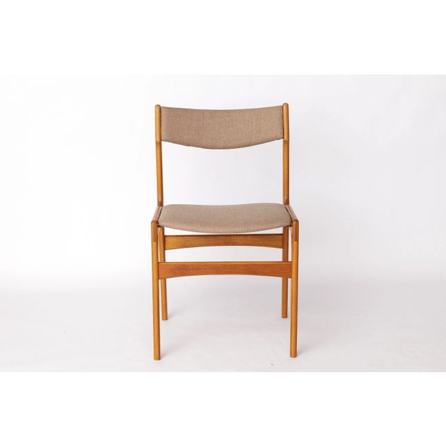 Vintage Danish Teak Dining Chair in Grey,1960s For Sale - Image 10 of 10