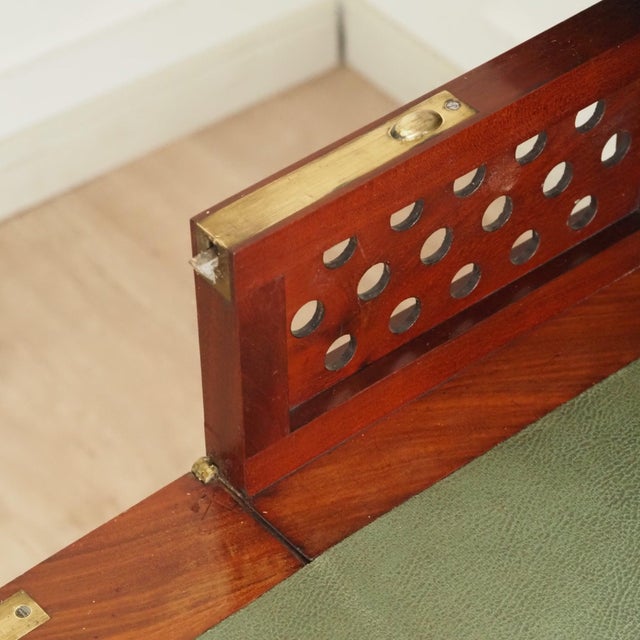 Louis-Philippe Secretaire in Mahogany with Marble Top For Sale - Image 10 of 18