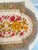 Textile Vintage Belgian Small Chenille & Needle Point Tapestry, Placement Mat & Doily, Textile For Sale - Image 7 of 11