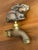 Beautiful vintage brass bunny rabbit garden water spigot.. The spigot connection and hose hookup are 1" in diameter....