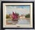 1990s Charles Garo Tatossian Original Signed Coastal Sailboat Painting For Sale - Image 6 of 9