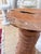 Late 20th Century Organic Live Edge Solid Wood Pedestal Side Table For Sale - Image 10 of 12