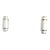 Pair of Ralph Lauren Art Deco Style 1-Light Sconces in Polished Nickel For Sale