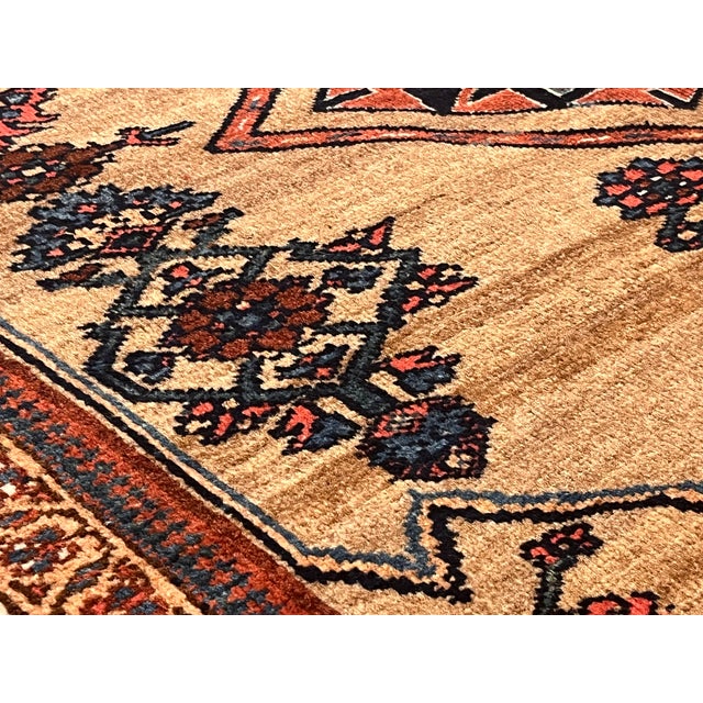 Antique Kurdish Bidjar Rug 4'1" X 5’11" For Sale In New York - Image 6 of 9