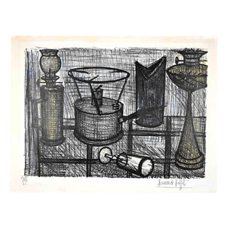 Bernard Buffet, Lamp, 1954, Lithograph For Sale