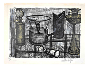 Bernard Buffet, Lamp, 1954, Lithograph