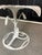 Rare Mid Century Patio Attributed to Arthur Court Rare Lily Aluminum Table and Chairs For Sale - Image 9 of 15