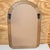 Mid-Century Modern Vintage Arched Wall Mirror | Rattan and Wooden Bead Frame For Sale - Image 3 of 6