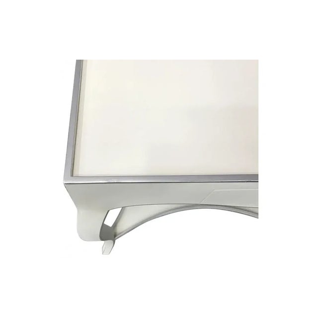 Chinese Chippendale-Style Painted Side Table For Sale - Image 4 of 7