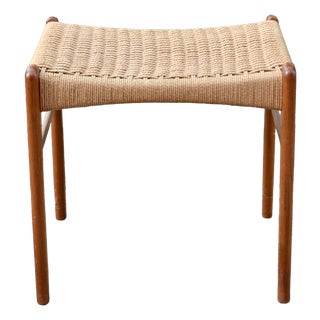 Danish Teak Model GS60 Stool by Peder Kristensen for Glyngore, 1960s For Sale