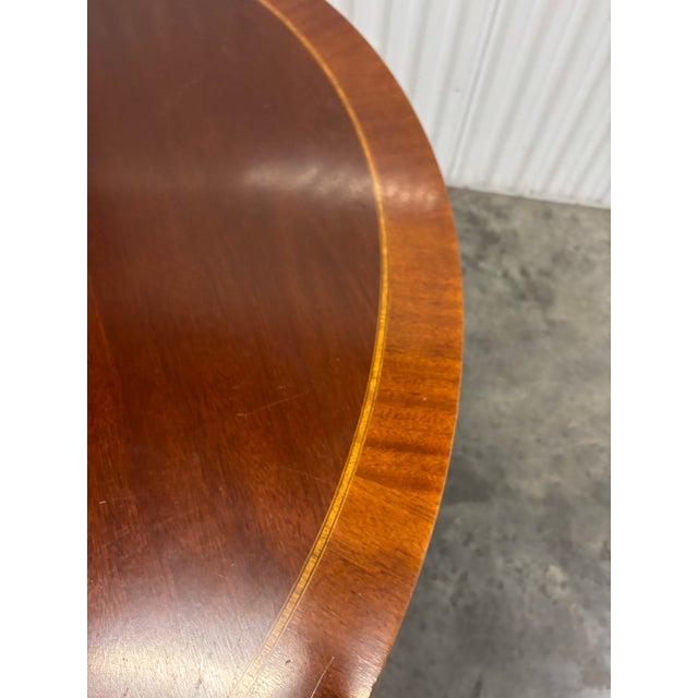 Late 20th Century Late 20th Century Mahogany Round Dining Table by Councill Furniture For Sale - Image 5 of 12