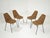 Set of four iconic Basket chairs, an icon of mid-century furniture design, designed by Italian-Swiss designer Gian Franco...