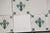 1900s Portuguese Fleur-De-Lis & White Large Antique Tiles Set of Twenty For Sale - Image 13 of 18
