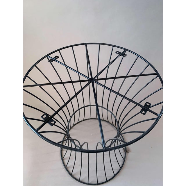 great vintage side table will add panache to any decor. Note: This is two separate pieces. The marble top rests on the...