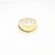 Vintage Mid-Century Modernist Paul Lobel Mixed Metal Gold/Silver Cigar Band Ring For Sale - Image 9 of 10
