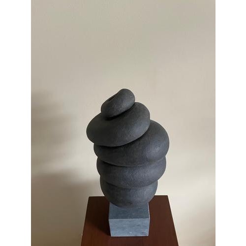 Ceramic Modder Reclaiming Her Power Ceramic Sculpture by Françoise Jeffrey For Sale - Image 7 of 8