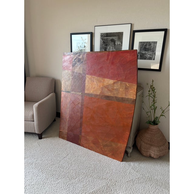 Large Original 2002 Geometric Abstract Painting by Bob Chrzanowski For Sale - Image 4 of 4