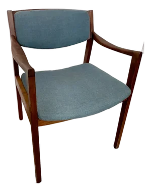 1970s Gunlocke Model 280 Walnut Armchair - 2 Available