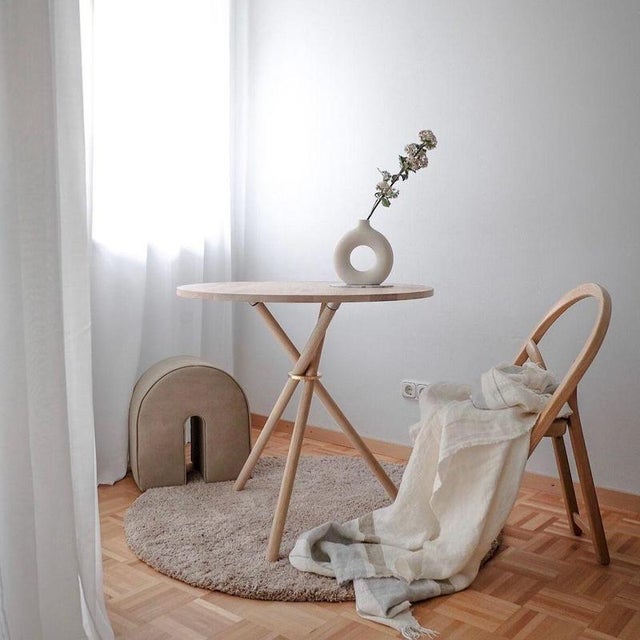 Aldric Light Oak Café Table by Eberhart Furniture For Sale - Image 14 of 15