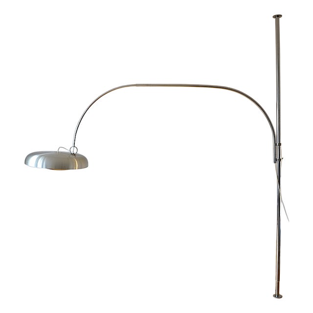 Italian Arc Clamp Lamp by Pirro Cuniberti for Sirrah Imola, 1970s For Sale