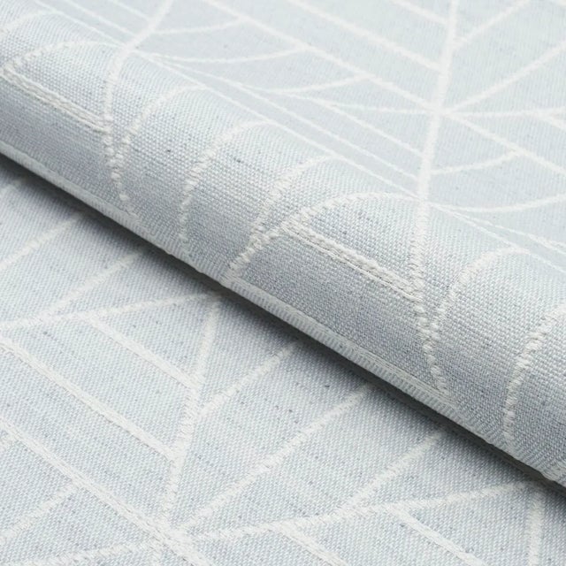 Schumacher Schumacher Payne Fabric In Artic For Sale - Image 4 of 5