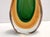 Glass Vintage Green and Orange Sommerso Murano Glass Vase from Flavio Poli, Italy, 1950s For Sale - Image 7 of 10