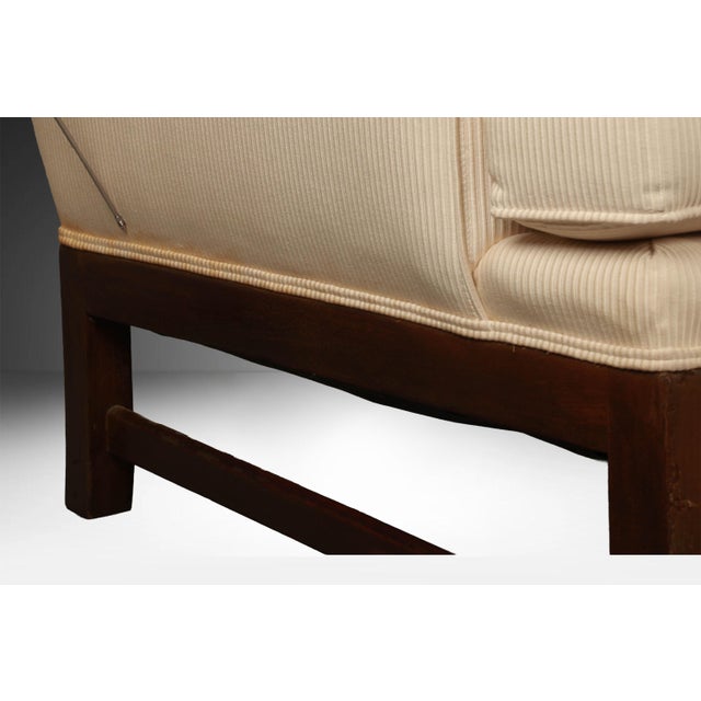 Mid-Century Curved Sofa in the Style of Johannes Andersen for Trensum Möbelfabrik For Sale - Image 10 of 17