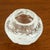 1960s Mid Century Modern Kosta Boda Snowball Candleholders Pair Clear Art Glass Round For Sale - Image 5 of 11