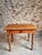 Antique French Walnut Writing Table with Drawer, 1900s For Sale - Image 3 of 16