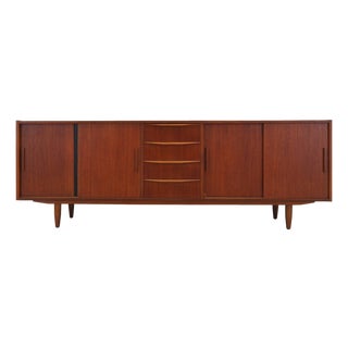 Danish Teak Sideboard, 1970s For Sale