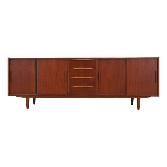 Danish Teak Sideboard, 1970s For Sale