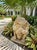Vintage Cast Stone Crouching Gargoyle Garden Statue For Sale - Image 12 of 12