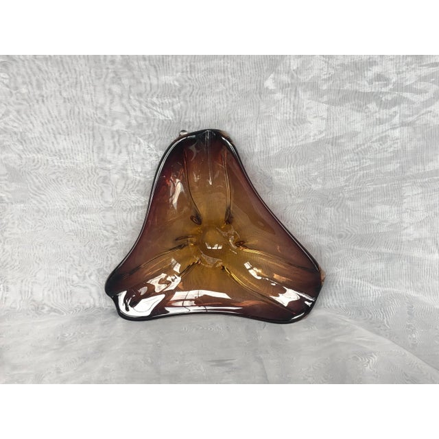Mid Century Modern Art Glass Bowl For Sale - Image 12 of 12