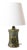 Kasaï Nile Beige Blue Green Ceramic Lamp by Barracuda Interiors For Sale