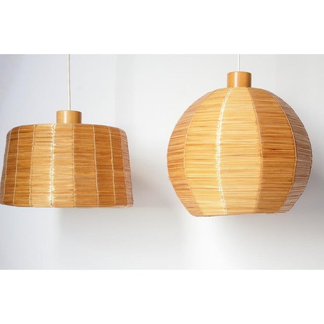 Mid-Century Czechoslovakian Pendant Lights by Stanislav Kucera for Uluv, 1970s, Set of 2 For Sale - Image 4 of 18