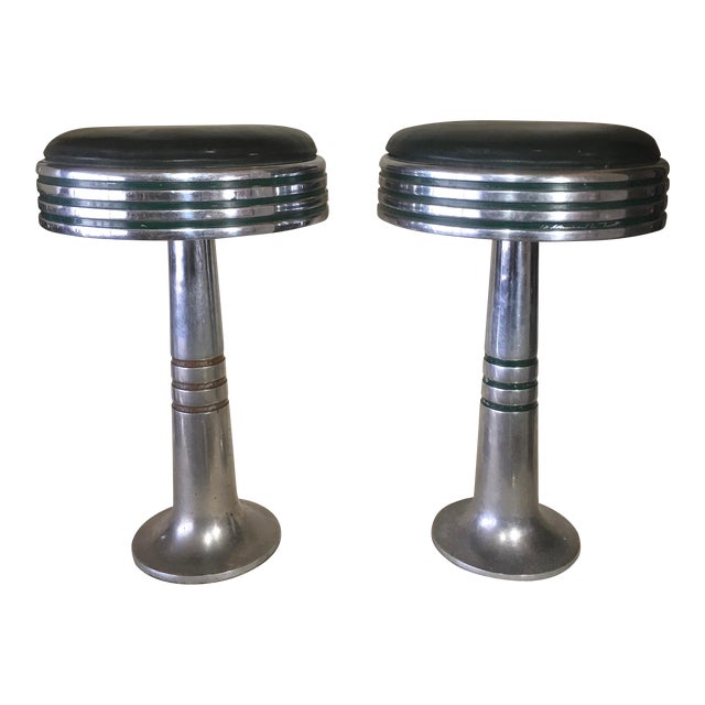 1930s Vintage Art Deco Counter Stools a Pair Chairish
