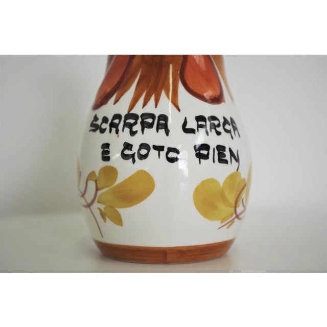 Rooster-Shaped Jug from Bassano, 1970s For Sale - Image 3 of 10