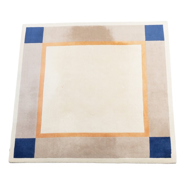 Swedish Tufted Wool Rug by Ingrid Dessay, 1950s For Sale