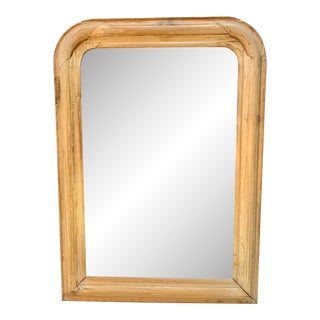 19th Century French Pine Louis Philippe Mirror For Sale