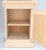 Pair New Unfinished Baker Obelisk Shape Double Sided 360 Degree Walnut Bookcases For Sale - Image 18 of 18