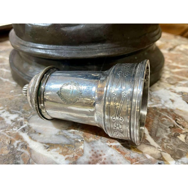 Early 20th Century Silver-Plated Pepper Mill from Christofle For Sale - Image 6 of 9