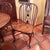 Vintage Nichols & Stone Oak Round Oval Dining Table Windsor Chairs 7p Set For Sale - Image 10 of 17