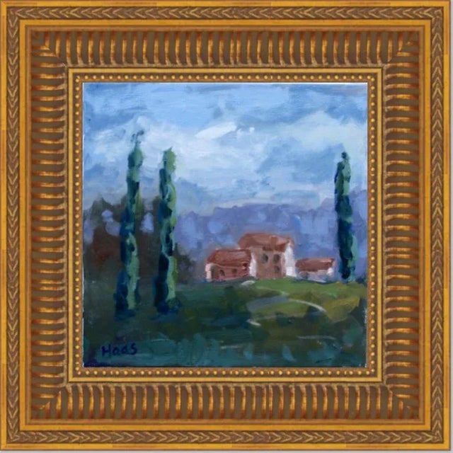 Contemporary Tuscan Landscape Oil Painting For Sale - Image 10 of 12