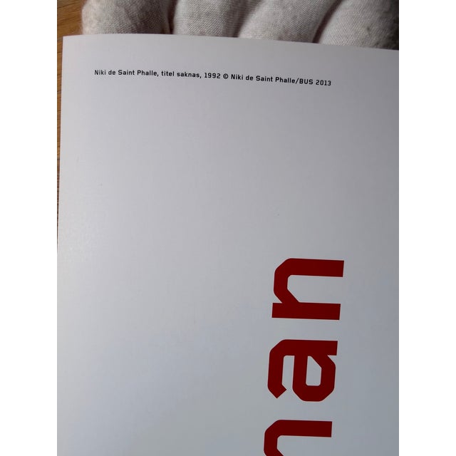 The Girl, the Monster and the Goddess Exhibition Poster from Niki De Saint Phalle, 2013 For Sale - Image 4 of 11
