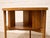 Wood Vintage Brown Saltman Mid-Century Modern Round Walnut Side Table With Geometric Top For Sale - Image 7 of 12