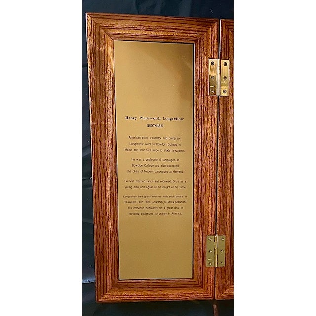 Traditional Henry Wadsworth Longfellow Original Framed Sonnet For Sale - Image 3 of 10