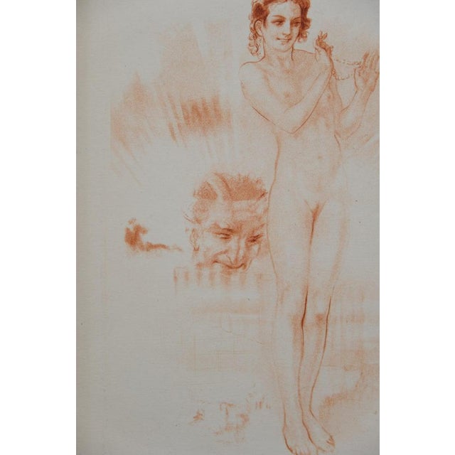 Alméry Lobel-Riche, Femme nue coquette, Etching For Sale - Image 3 of 6
